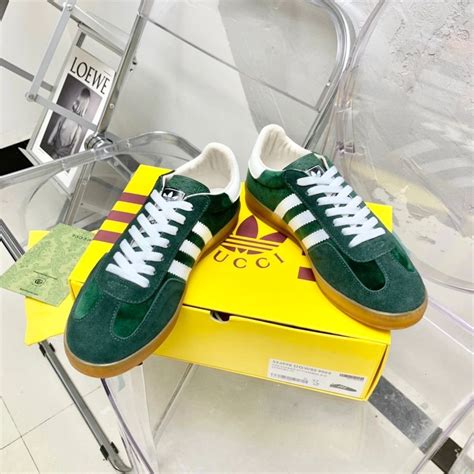 gazelle adidas gucci green|Adidas Gucci stockx.